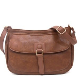 Sac bandoulière cognac - Marron