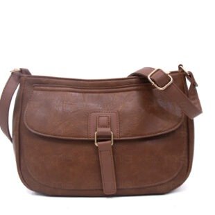 Sac bandoulière cognac - Marron