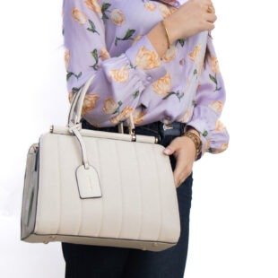 Alternative view of Sac à main " Miss Alita " à poignée rigide - Beige clair