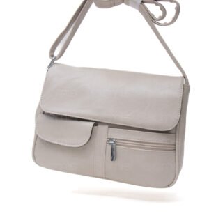 Alternative view of Sac bandoulière à 6 compartiments - Beige