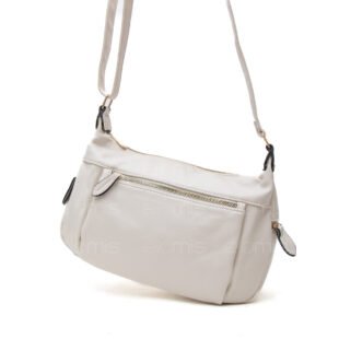Alternative view of Sac bandoulière triple compartiments - Beige