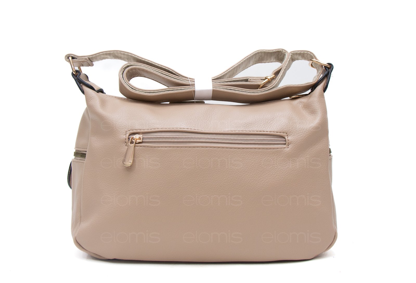 Sac bandoulière triple compartiments - Taupe – Image 6