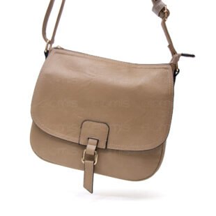 Alternative view of Sac bandoulière "Détails Doré"  effet vintage avec boucle - Taupe