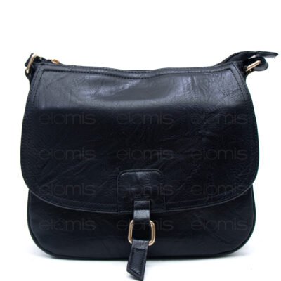 Sac bandoulière "Détails Doré"  effet vintage avec boucle