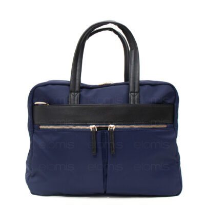 Alternative view of Sac cartable en polyster imperméable bicolore