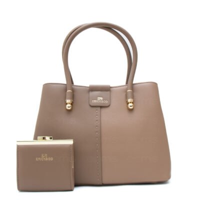 Sac à main bicolore + Porte-monnaie