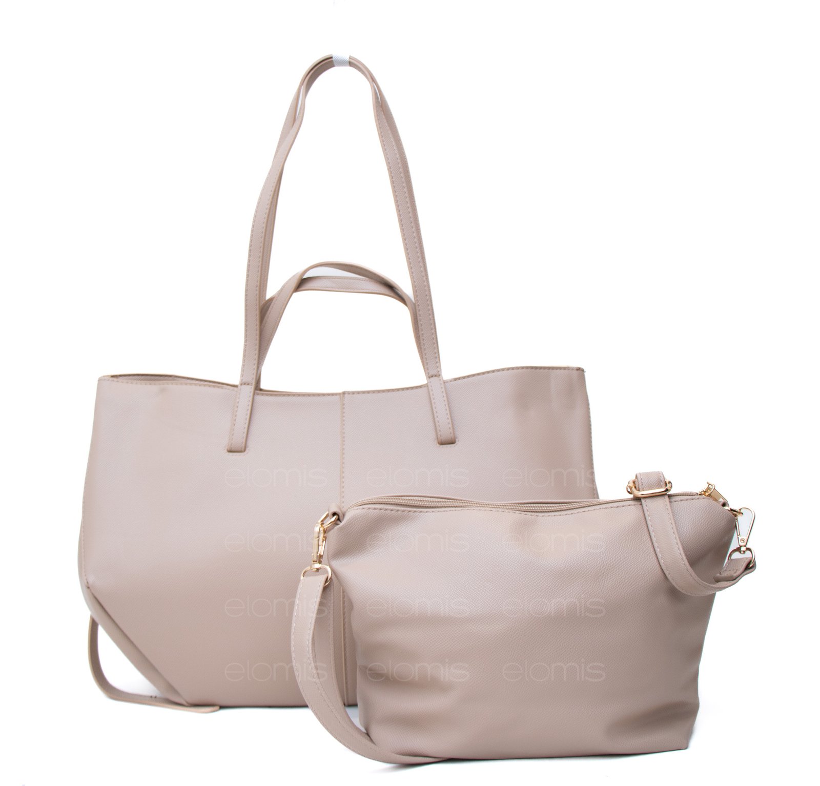 Grand sac à main effet polène + sac bandoulière – Image 2