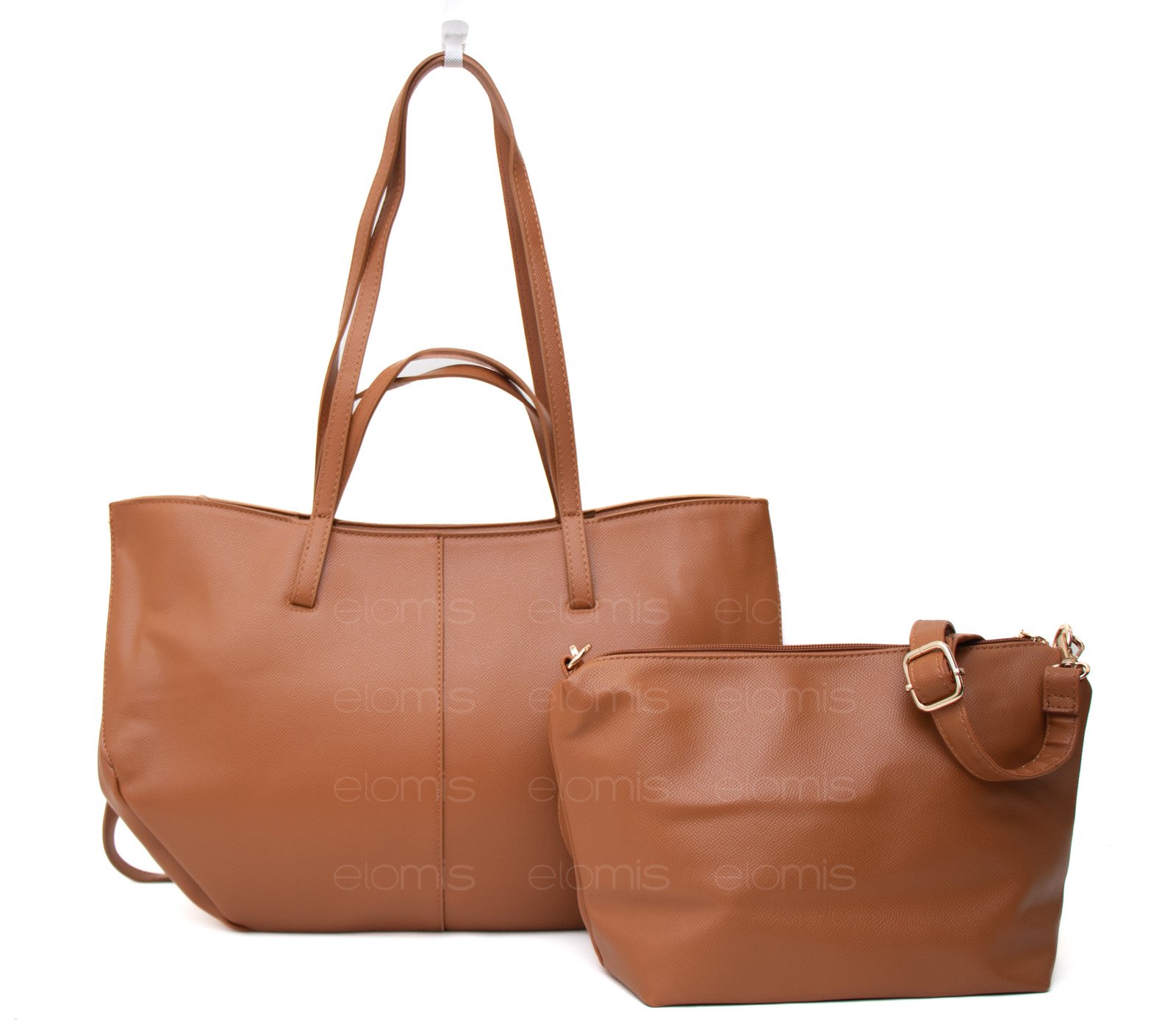 Grand sac à main effet polène + sac bandoulière – Image 6