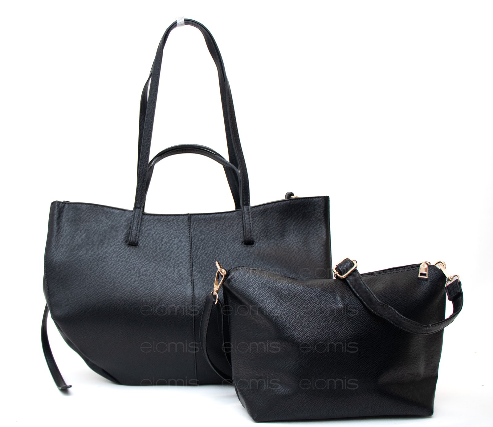 Grand sac à main effet polène + sac bandoulière – Image 1