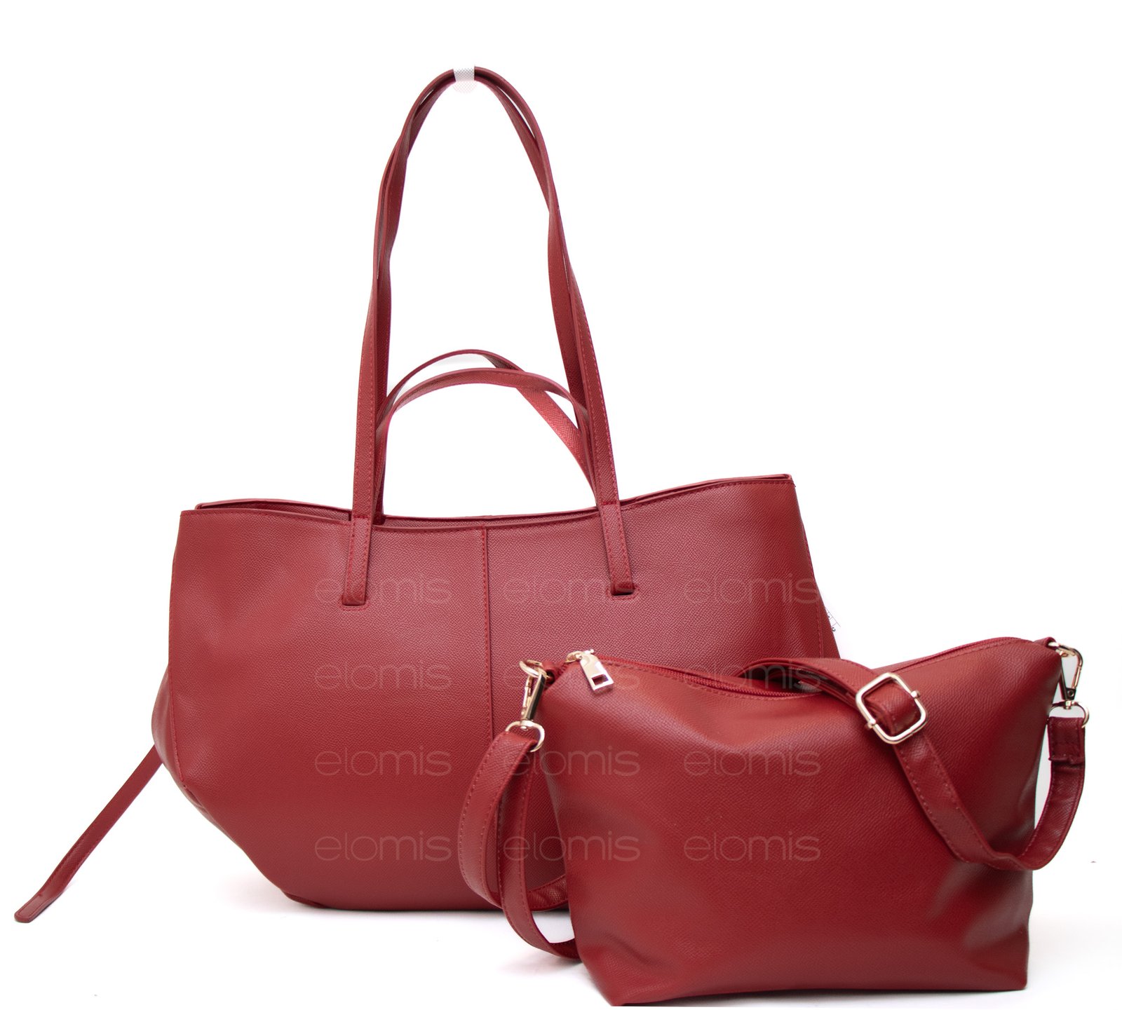 Grand sac à main effet polène + sac bandoulière – Image 5