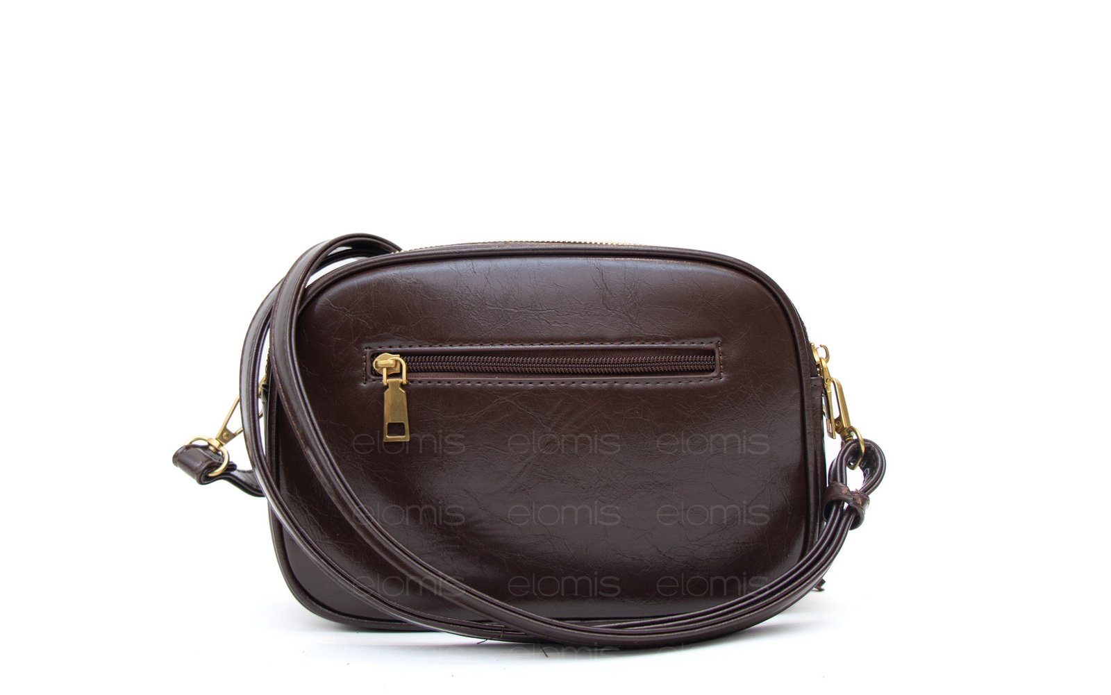 sac bandoulière à 4 compartiments verni / finitions doré – Image 10