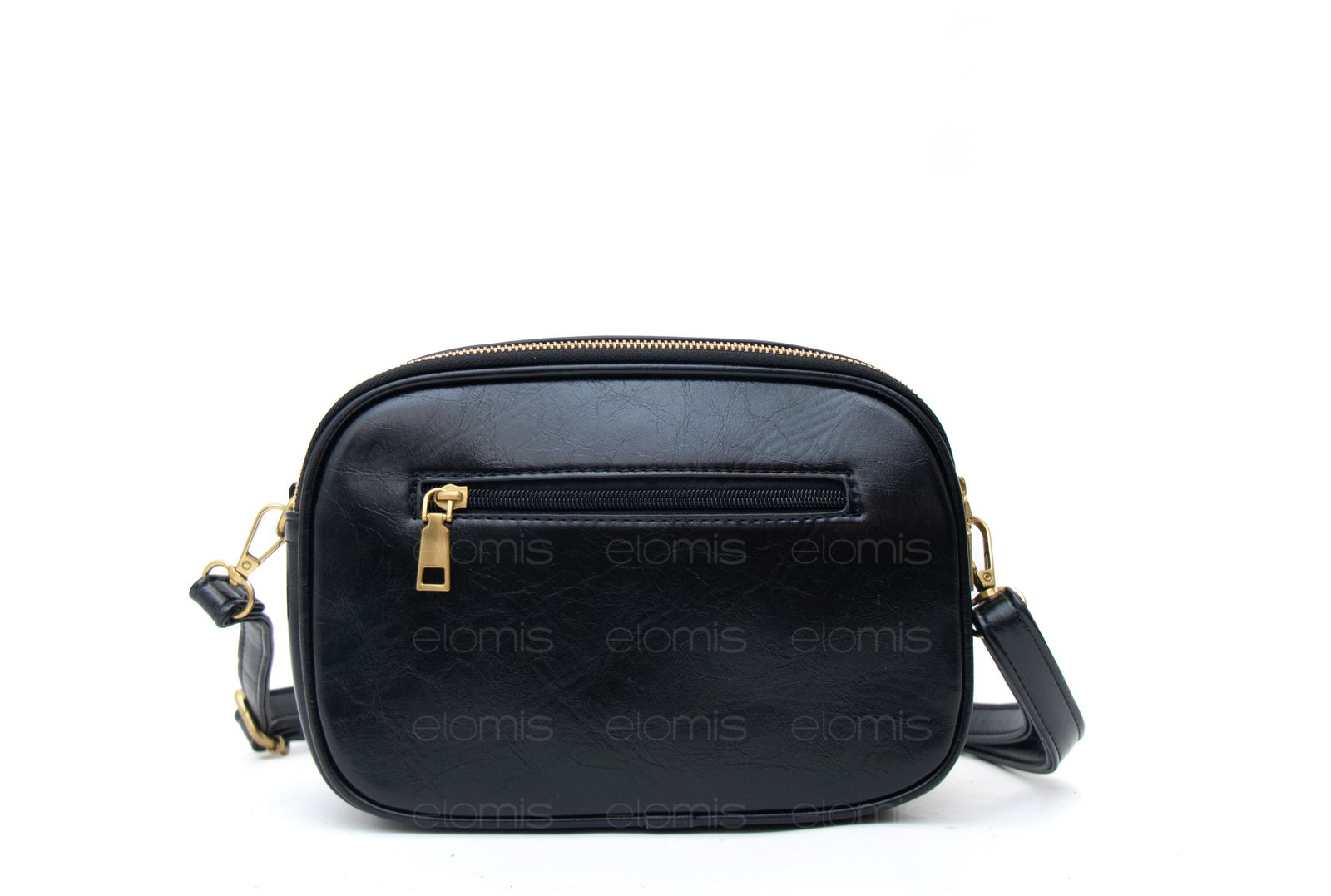 sac bandoulière à 4 compartiments verni / finitions doré – Image 11