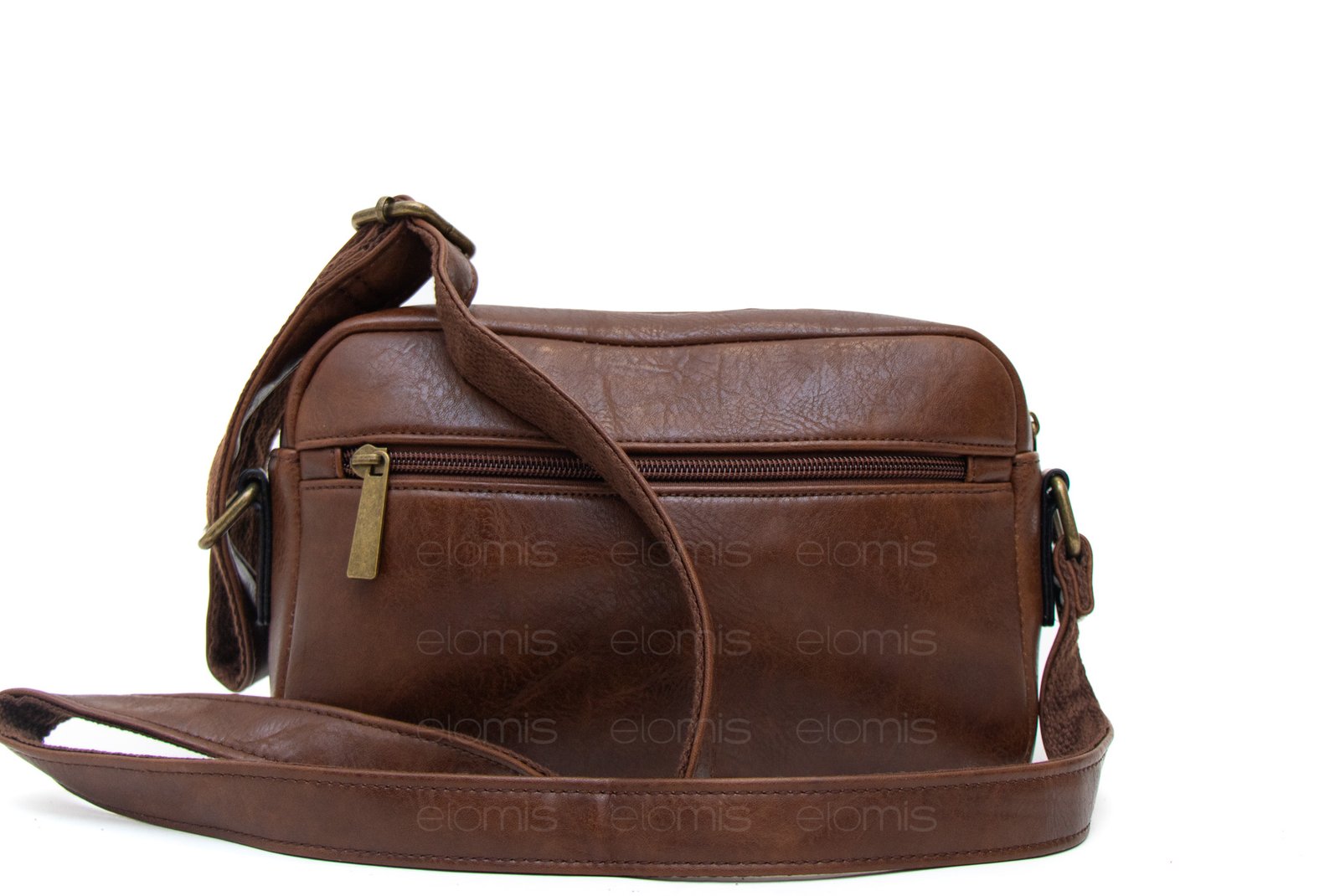 sac bandoulière à 3 compartiments vintage avec boucle – Image 4