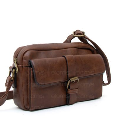 sac bandoulière à 3 compartiments vintage avec boucle