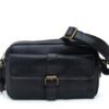 sac bandoulière à 3 compartiments vintage avec boucle - Thumbnail Image 8
