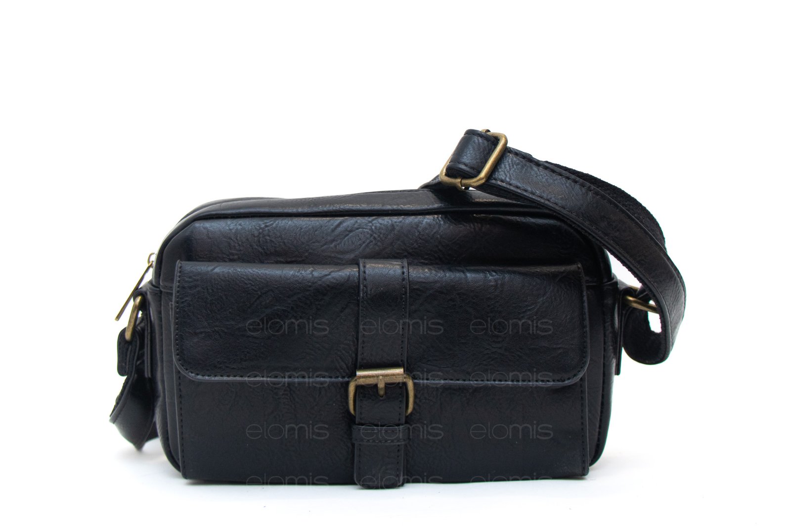 sac bandoulière à 3 compartiments vintage avec boucle – Image 8