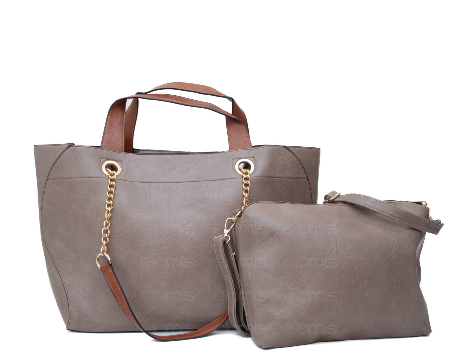 Sac à main / fourre tout classique + sac bandoulière – Image 3