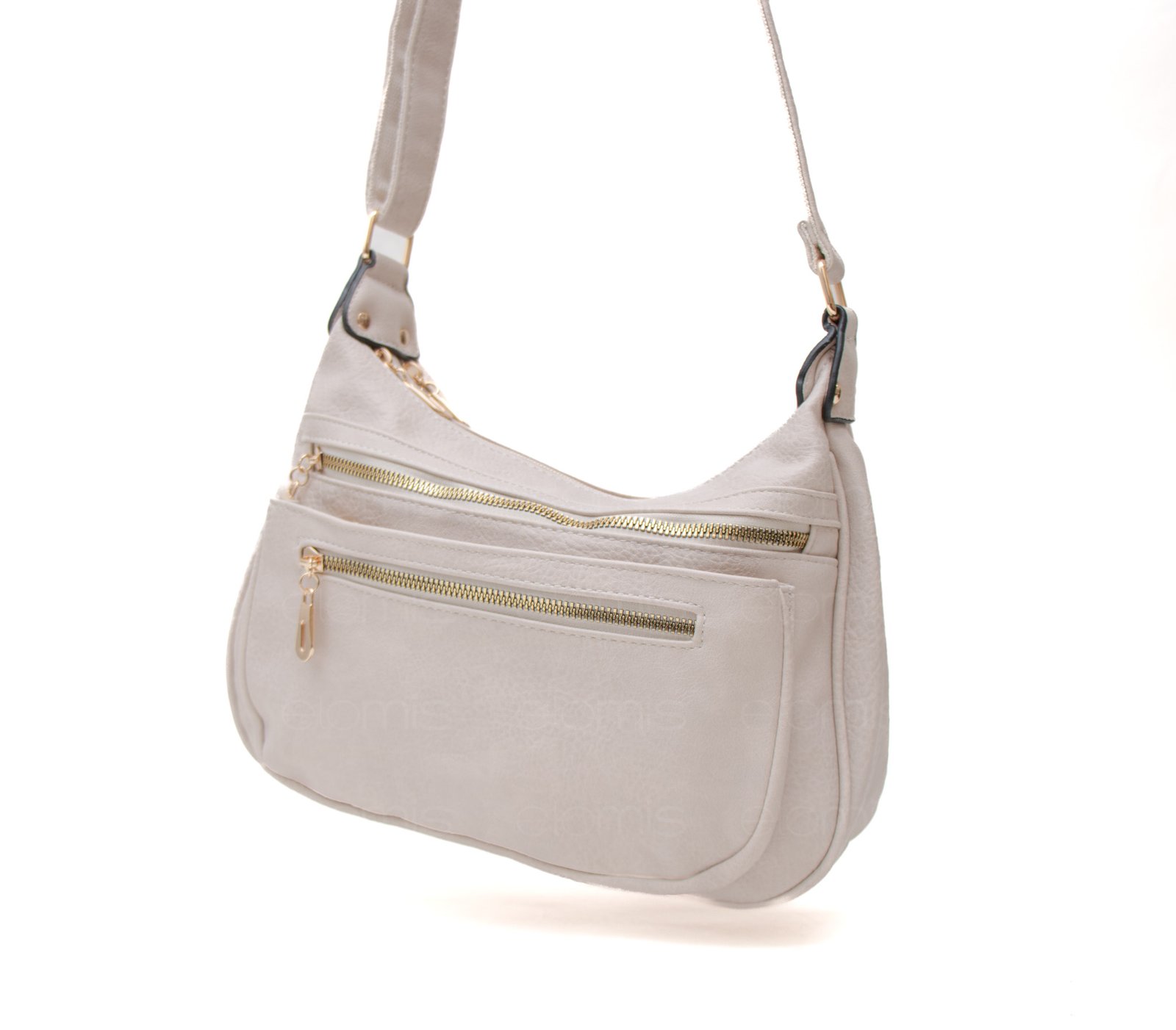 Sac bandoulière à 6 compartiments avec finitions doré – Image 12
