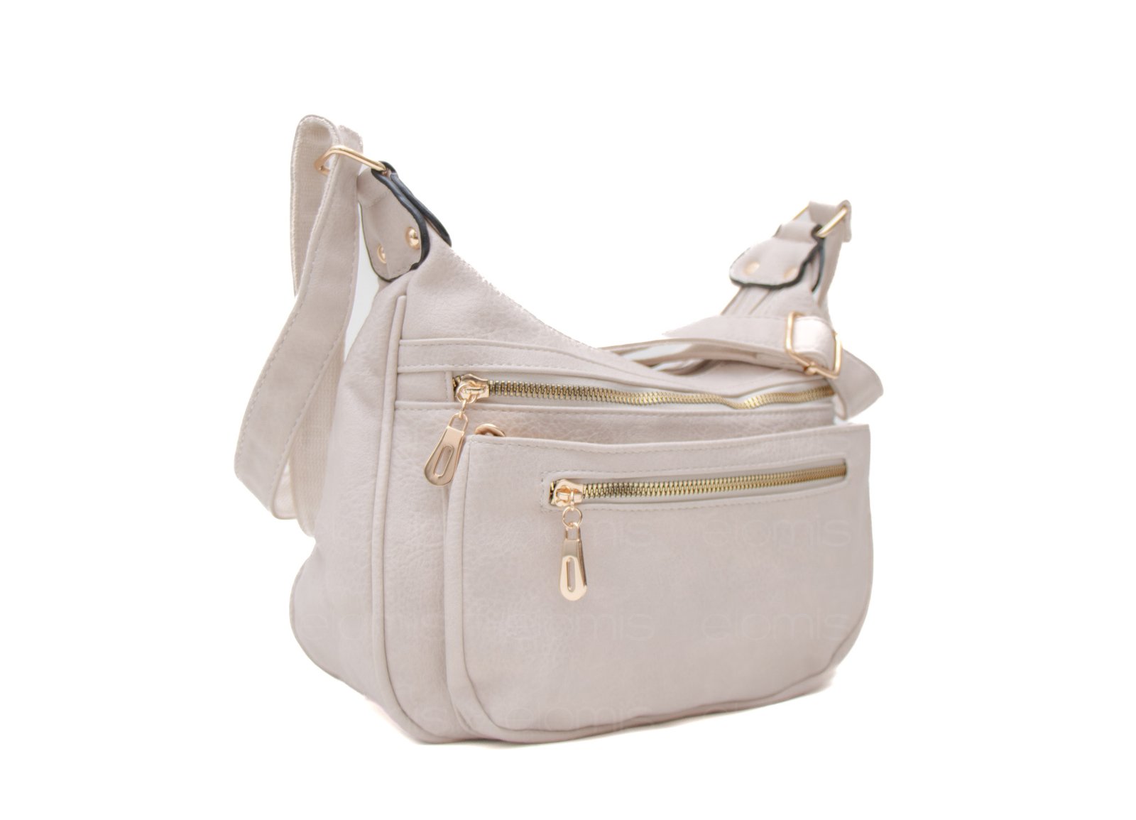 Sac bandoulière à 6 compartiments avec finitions doré – Image 7