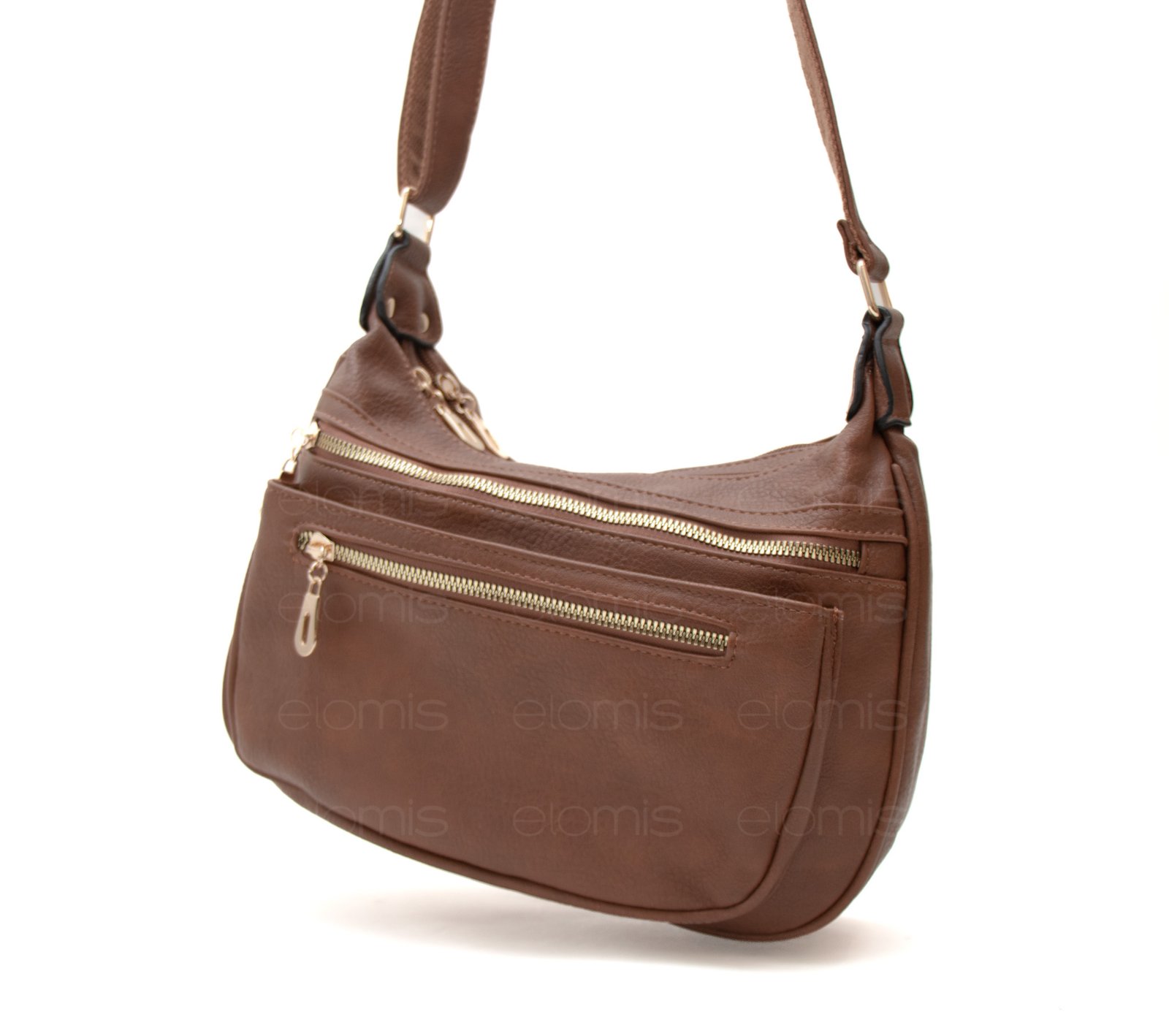 Sac bandoulière à 6 compartiments avec finitions doré – Image 10