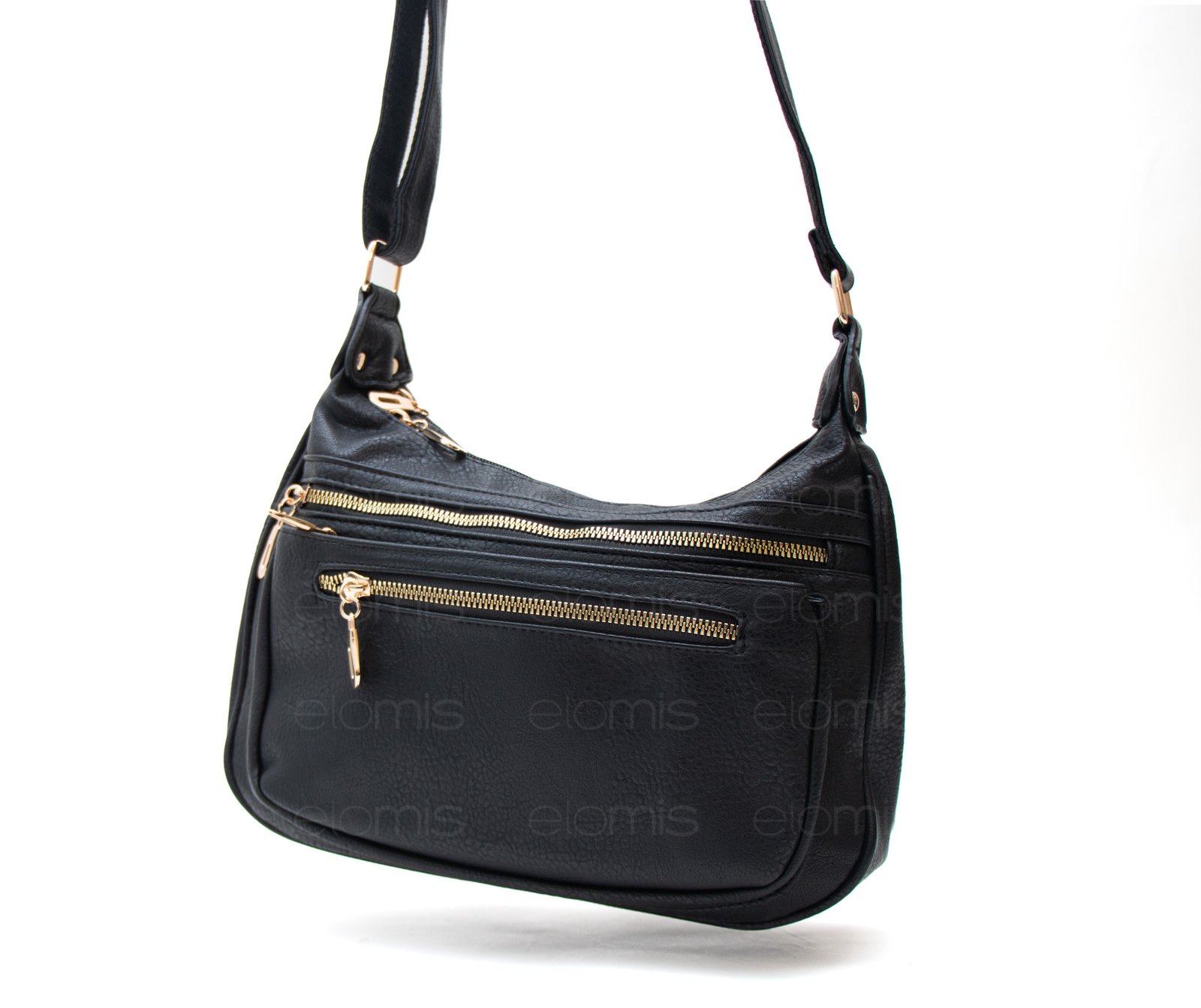 Sac bandoulière à 6 compartiments avec finitions doré – Image 8