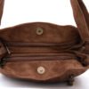 Sac fourre tout carré en daim (moyenne taille) - Thumbnail Image 11