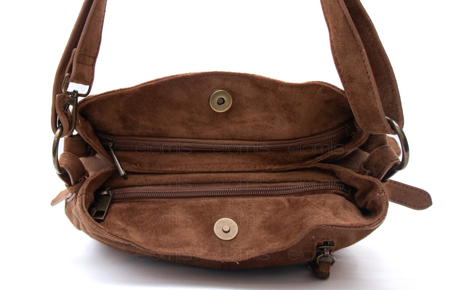 Sac fourre tout carré en daim (moyenne taille) – Image 11
