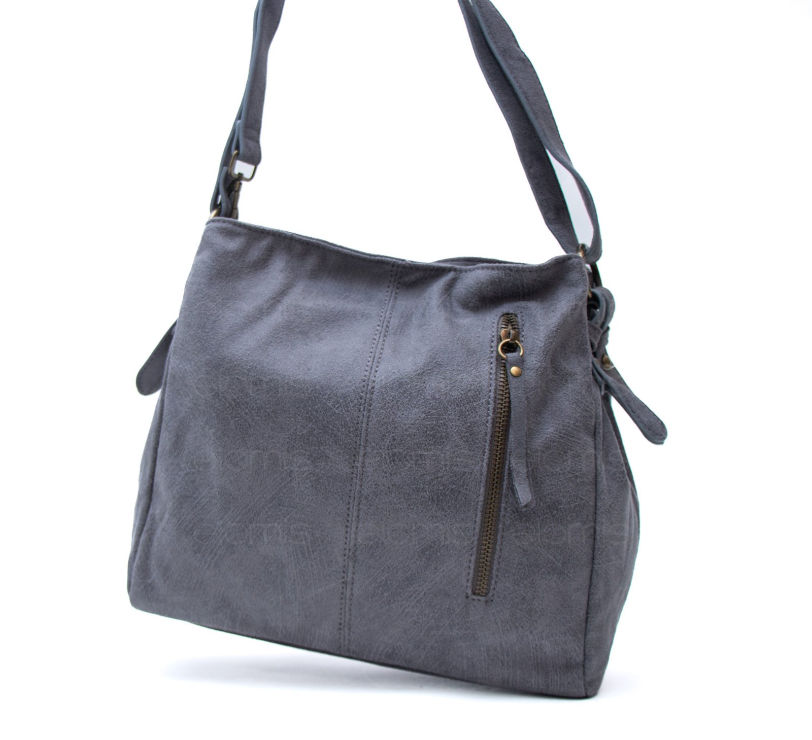 Sac fourre tout carré en daim (moyenne taille) – Image 7