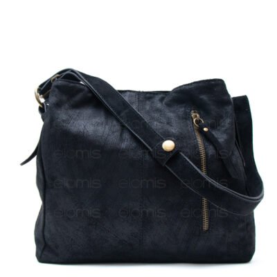Sac fourre tout carré en daim (moyenne taille)