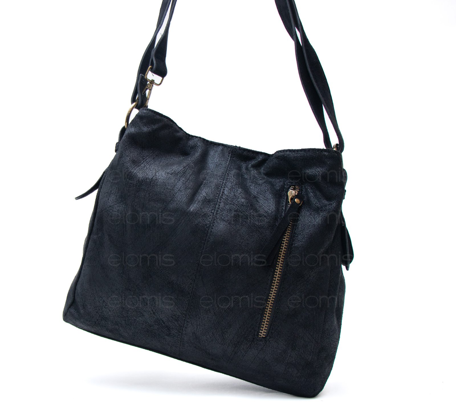 Sac fourre tout carré en daim (moyenne taille) – Image 4