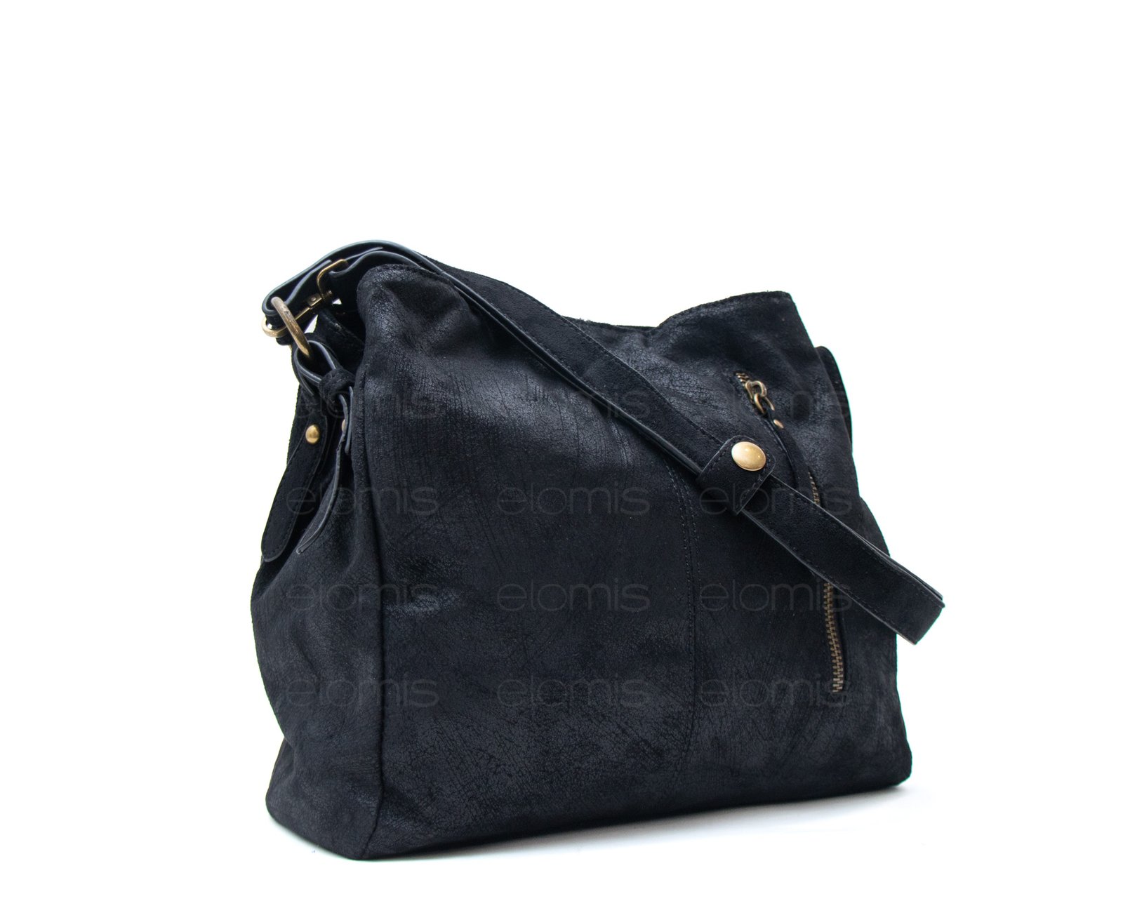 Sac fourre tout carré en daim (moyenne taille) – Image 16