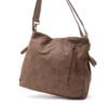 Sac fourre tout carré en daim (moyenne taille) - Thumbnail Image 3