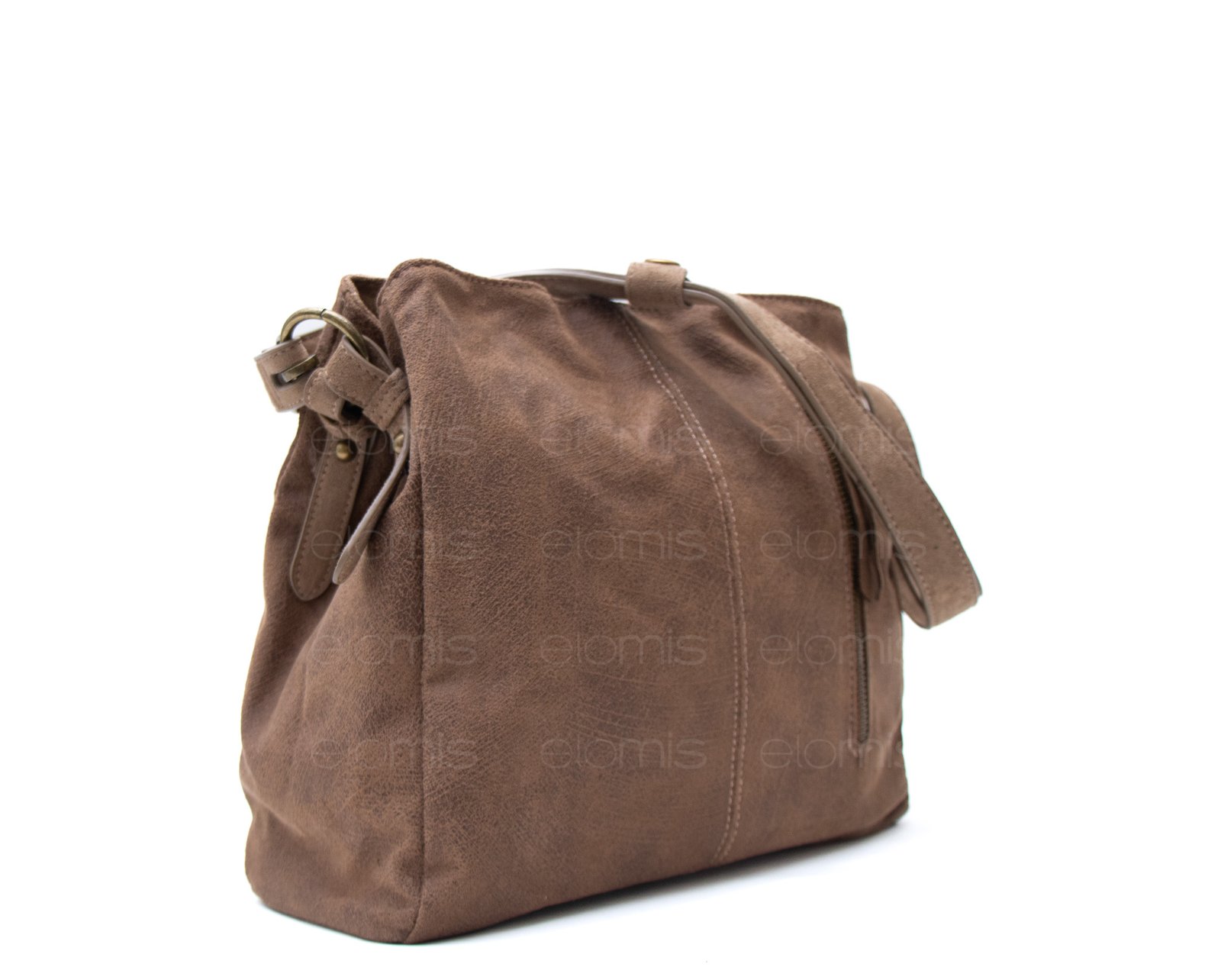 Sac fourre tout carré en daim (moyenne taille) – Image 13