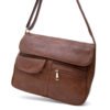 Sac bandoulière à 6 compartiments / Finitions dorées - Thumbnail Image 8