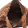 Sac fourre tout lune en daim (moyenne taille) - Thumbnail Image 11