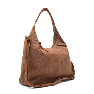 Sac fourre tout lune en daim (moyenne taille)