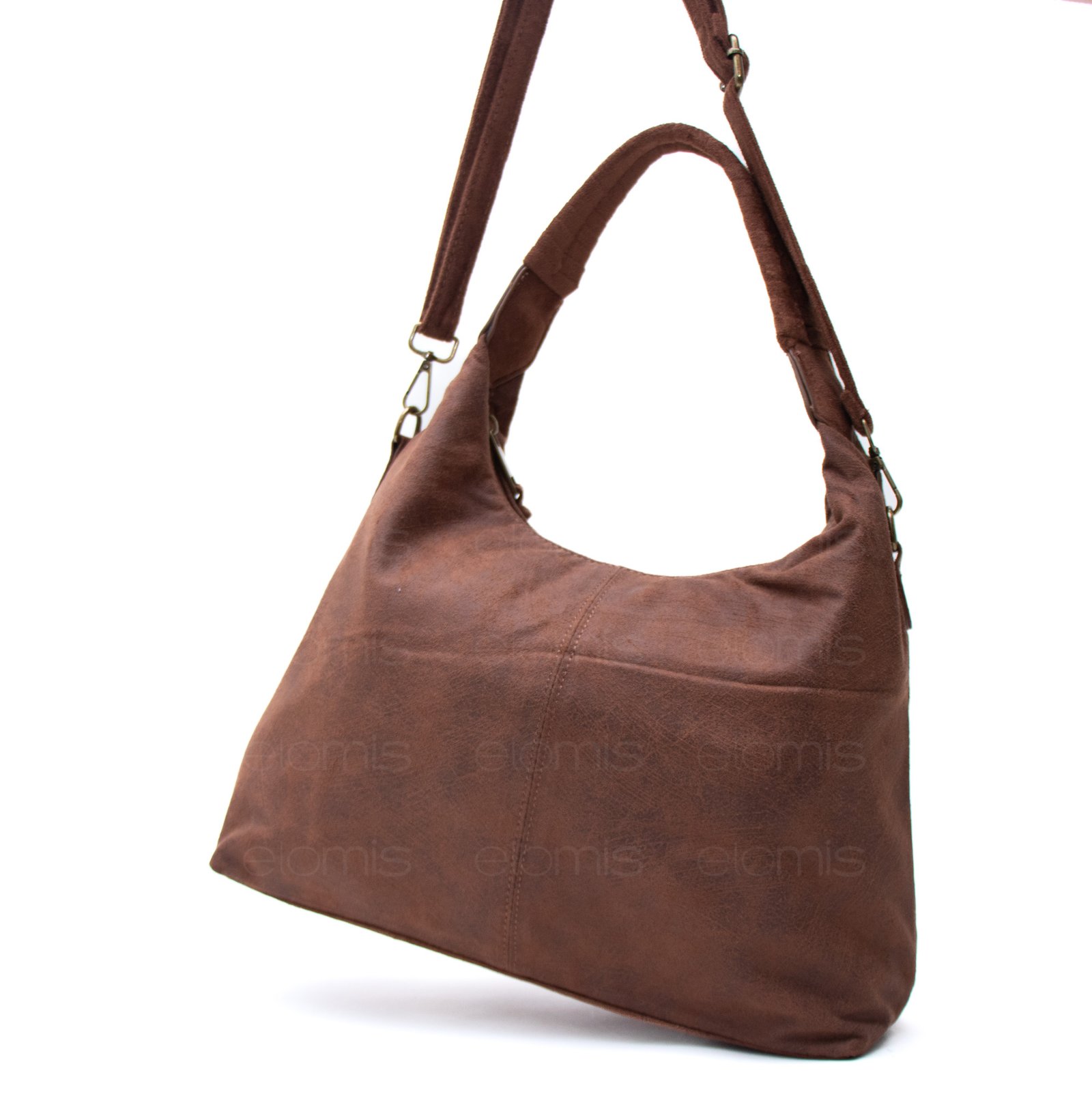 Sac fourre tout lune en daim (moyenne taille) – Image 5
