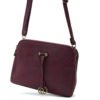 Petit sac bandoulière à 3 compartiments séparés en daim - Thumbnail Image 7
