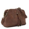 Petit sac bandoulière à 3 compartiments séparés en daim - Thumbnail Image 4