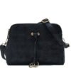 Petit sac bandoulière à 3 compartiments séparés en daim - Thumbnail Image 11