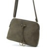 Petit sac bandoulière à 3 compartiments séparés en daim - Thumbnail Image 13