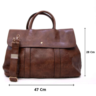 Alternative view of Grand sac cartable vintage